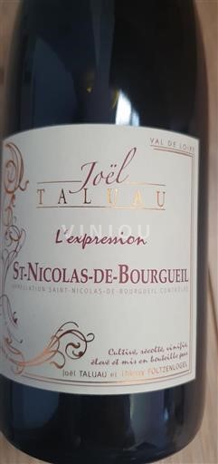 Loiredalen Saint-Nicolas-De-Bourgueil Joël Taluau L'expression Icke årgångsbetecknad