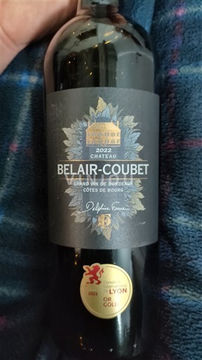 Burdeos Côtes-de-bourg Château Belair Coubet 2022