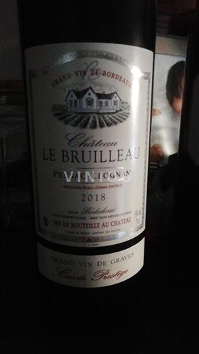 Bordeaux Pessac-Léognan Château Le Bruilleau Prestige 2018