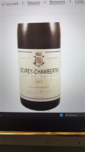 Burgundija Gevrey-chambertin Grand Cru Domaine Patrick Hudelot 2017