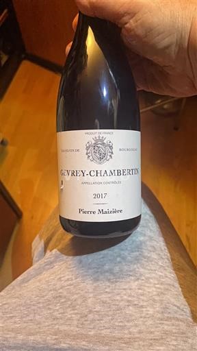 Burgundija Gevrey-chambertin Grand Cru Pierre Maizière 2017