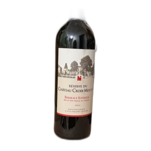 Vin Rouge sec Réserve Château Croix-Mouton 2021 France Bordeaux Bordeaux supérieur AOC