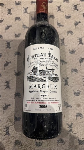 Bordeaux Margaux Château Tayac 2005