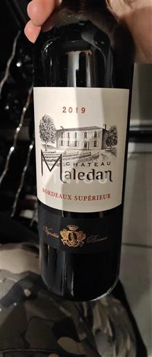 Bordeaux Bordeaux Supérieur Château Maledan 2019