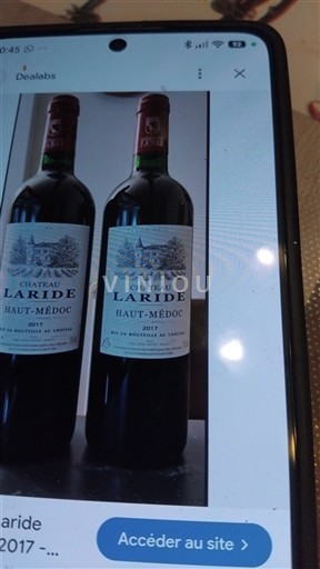 Bordeaux Haut-Médoc Château Laride 2017