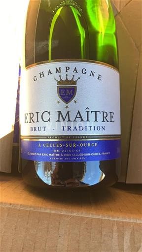 Champagne Sâm-panh Éric Maître Tradition Không niên vụ