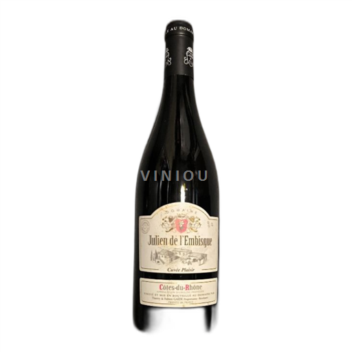 Vale do Ródano Côtes-do-Ródano Domaine Julien De L'embisque Plaisir 2017