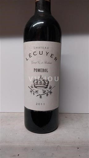 Bordeaux Pomerol Château Lécuyer 2011