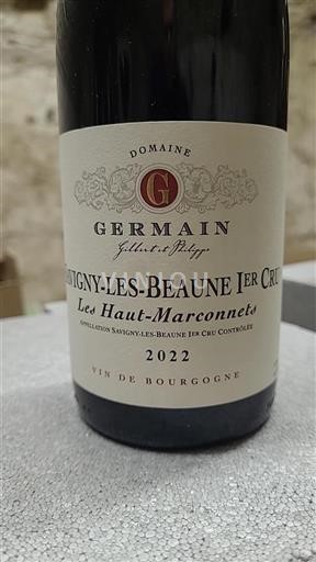 Bourgogne Ospecificerad Premier Cru Domaine Germain Les Haut-Marconnets 2022