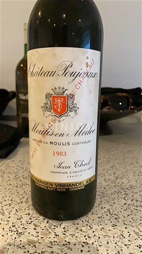 Bordeaux Moulis-en-Médoc Château Poujeaux 1983