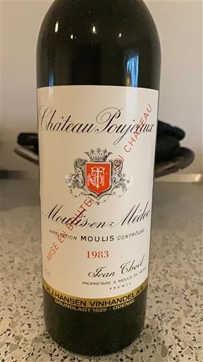 Bordeaux Moulis-en-Médoc Château Poujeaux 1983
