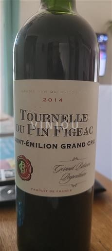 Bordeaux Saint-Émilion Tournelle Du Pin Figeac 2014