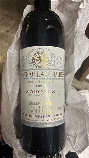 Bordeaux Margaux Grand Cru Château Lascombes 1998
