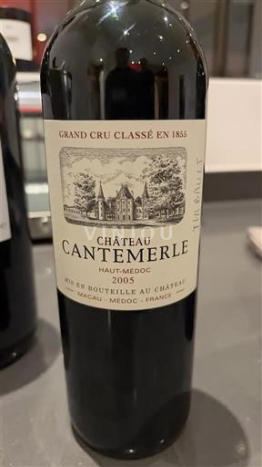 Bordeaux Haut-Médoc Grand Cru Château Cantemerle 2005