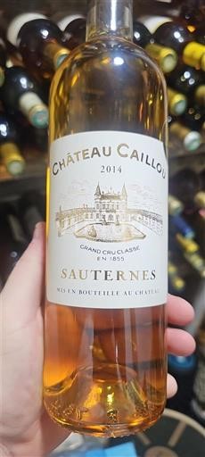 Bordeaux Sauternes Grand Cru Château Caillou 2014
