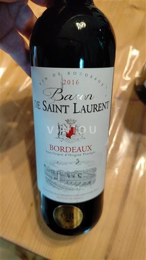 Bordeaux Baron de Saint Laurent 2016