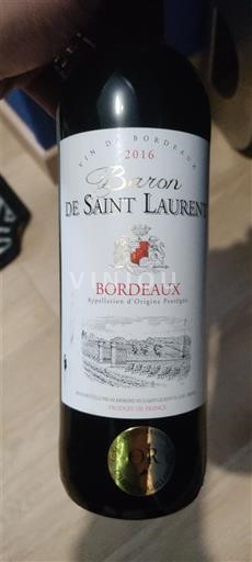 Bordeaux Baron de Saint Laurent 2016