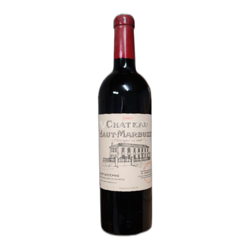Bordéus Saint-Estèphe Haut Marbuzet 2001