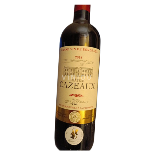 Bordeaux Blaye-côtes-de-bordeaux Château Cazeau 2018