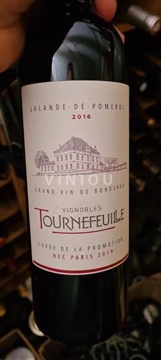 Bordeaux Lalande-de-pomerol Vignobles Tournefeuille de la Promotion HEC Paris 2019 2016