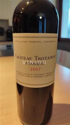 Bordeaux Pomerol Château Trotanoy 2007