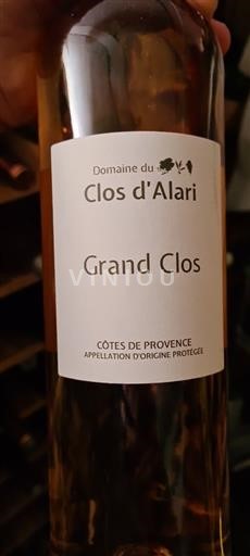 Provansa Côtes-de-Provence Clos Alari Grand Clos Neleten.