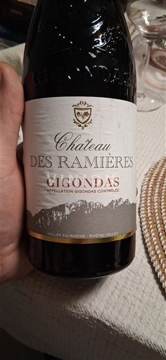 Rhônen laakso Gigondas Château Des Ramières Ei vuosikertaa