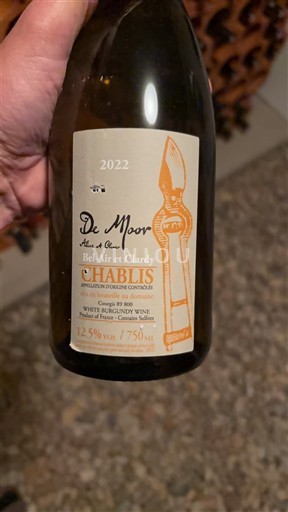 Burgundsko Chablis Moor Bel-Air et Clardy 2022
