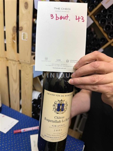Bordo Гравес Château Roquetaillade Le Bernet 2001