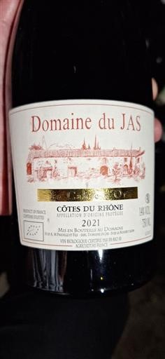 Valle del Rodano Côtes-du-Rhône Domaine Jas La Cabre d'Or 2021