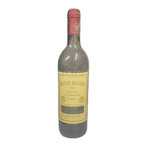 Bordeaux Moulis-en-Médoc Château Brillette Comte du Perier de Larsan 1992