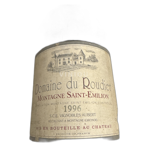 Bordeaux Saint-Émilion Domaine Rondier 1996