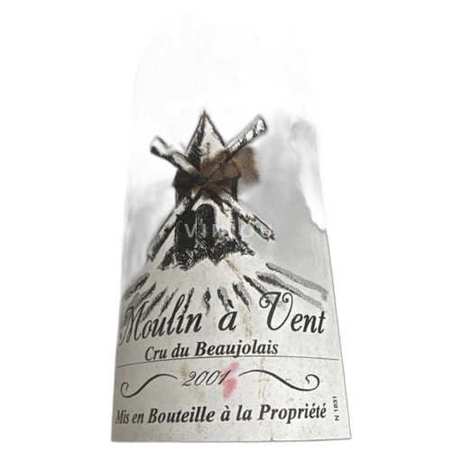 Vin Rouge sec Château Moulin-à-Vent 2001 France Beaujolais Moulin-à-vent AOC