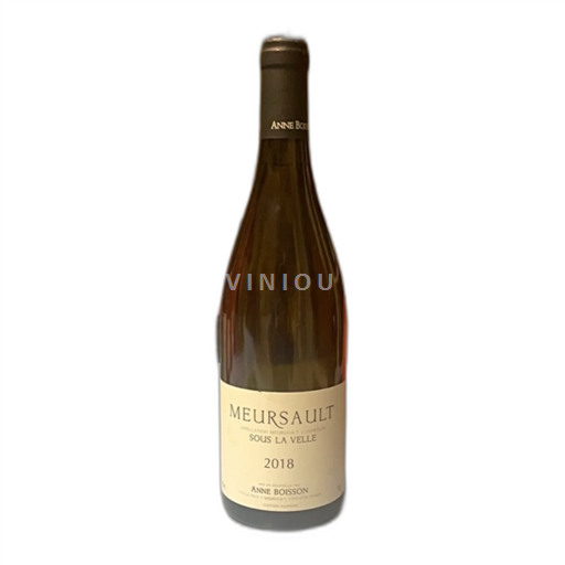 Vin Blanc sec Sous la Velle Anne Boisson 2018 France Bourgogne Meursault AOC
