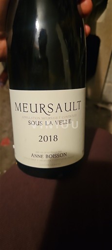 Burgundsko Meursault Anne Boisson Sous la Velle 2018