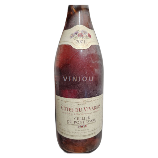Rhônen laakso Côtes-du-vivarais Cellier Du Pont Arc 2001