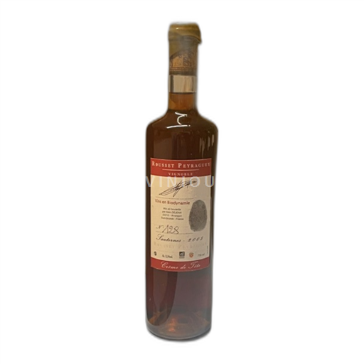 Bordeaux Sauternes Rousset Peyraguey Crème de Tête 2005
