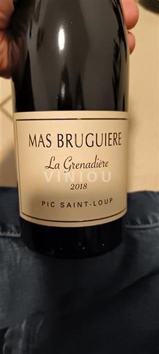 Langvedok Pic-saint-loup Mas Bruguière La Grenadière 2018