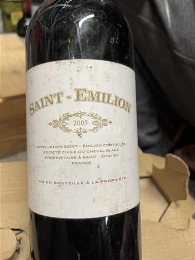 Bordeaux Saint-Émilion Château Cheval Blanc 2005