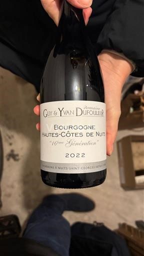 Burgundi Hautes Côtes de Nuits Domaine Guy & Yvan Dufouleur 16ème Génération 2022