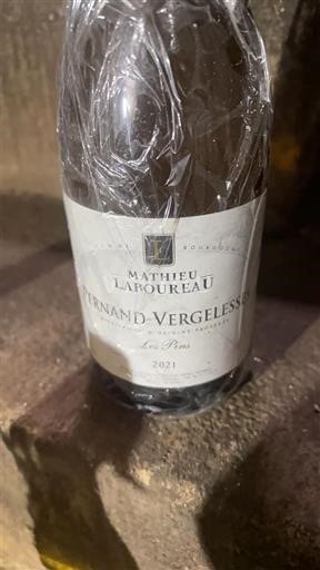 Bourgogne Pernand-vergelesses Mathieu Laboureau Les Pins 2021