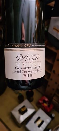 Alzacija Ni doloceno Grand Cru Hubert Meyer Gewurztraminer 2018