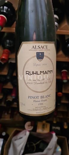 Alsácia Não especificado Ruhlmann Plaisir Fruité 1996