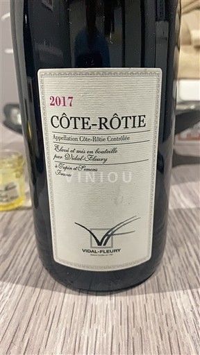 Rhône-dalen Côte-rôtie Vidalfleury 2017