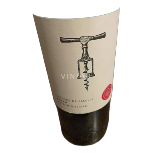 Vin Rouge sec Trésors de Famille Maison Gilliard 2020 Suisse Valais Syrah du Valais AOC