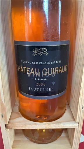 Bordeaux Sauternes Grand Cru Château Guiraud 2006