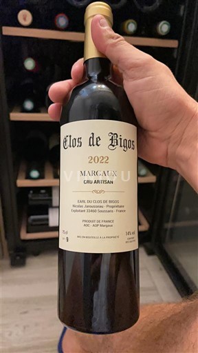 Bordeaux Margaux Clos De Bigos Clos de Bigos 2022