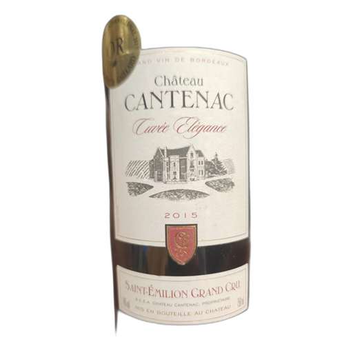 Burdeos Saint-Émilion Gran Cru Château Cantenac Élégance 2015