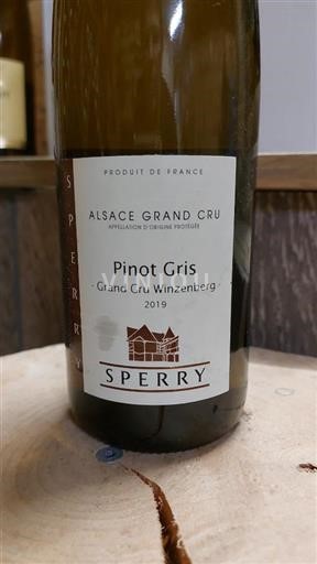 Alsace Alsace Grand Cru Sperry Pinot Gris 2019