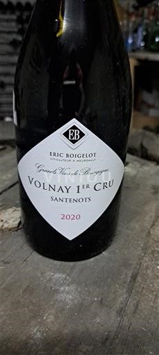 Burgundsko Volnay Premier Cru Eric Boigelot Santenots 2020